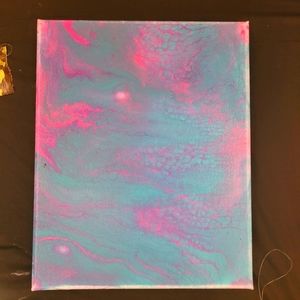 Acrylic pour paint